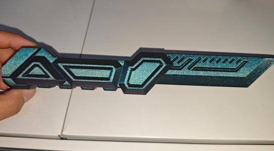 Cyber Tactical Folding Knife Print in Place