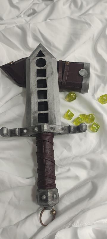 D&D Dice Holder Sword