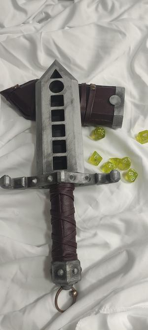D&D Dice Holder Sword