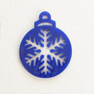 Christmas Tree Ornament with Snowflakes