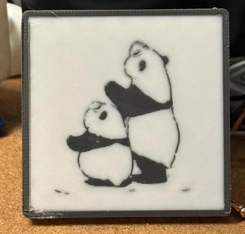 Flower and leaf refrigerator magnets panda flowers
