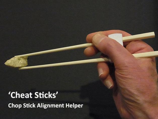 'Cheat Sticks' - The Easy Way To Keep Your Chop Sticks Under Control!