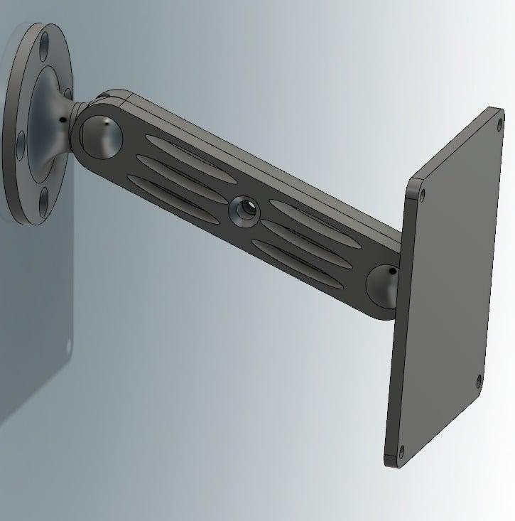 Small LCD Screen Swivel Ball Mount