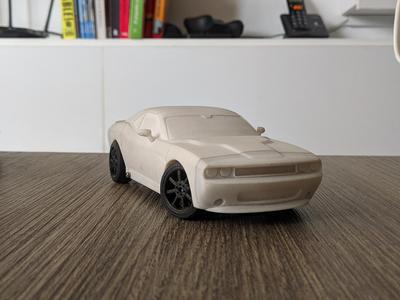 DODGE CHALLENGER BODY FOR OPENZ 1:28 RC CHASSIS V3B