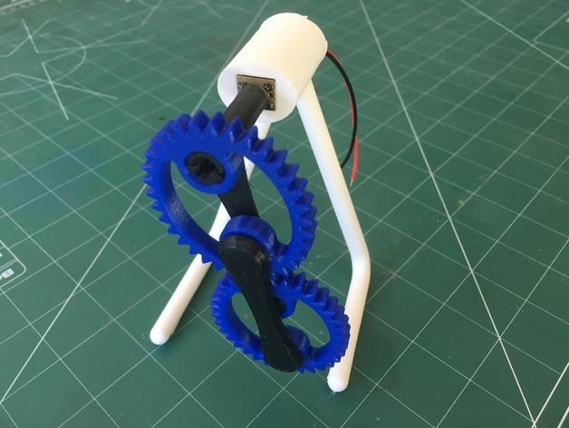 Elliptical Gears, Motorized