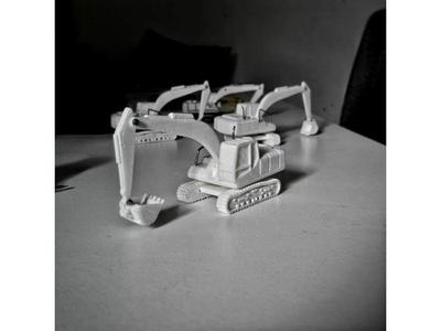 Easy to print Generic Excavator (esc: 1:100)