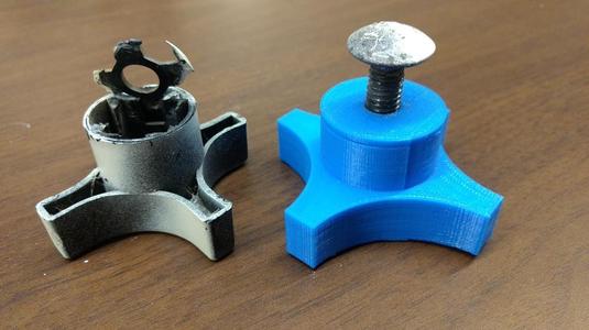 Simplicity 555 Snow Chute Adjustment Knob