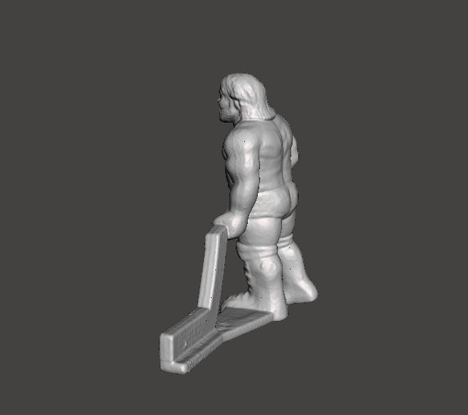 Hacksaw Jim Duggan HOCKEY PLAYER 1991 WWF SUPERSTARS SHOOT-OUT HOCKEY TABLE TOP HOCKEY