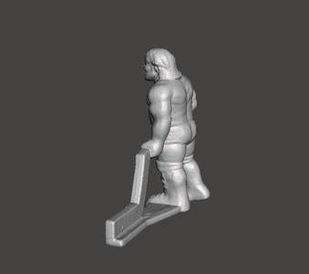 Hacksaw Jim Duggan HOCKEY PLAYER 1991 WWF SUPERSTARS SHOOT-OUT HOCKEY TABLE TOP HOCKEY