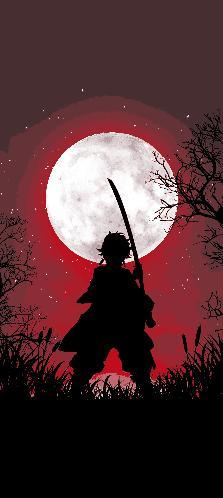 Demon Slayer Tonjiro kamado Nighttime