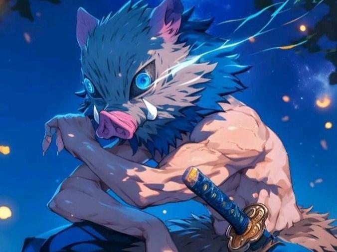 Inosuke Hashibira hueforge demon slayer