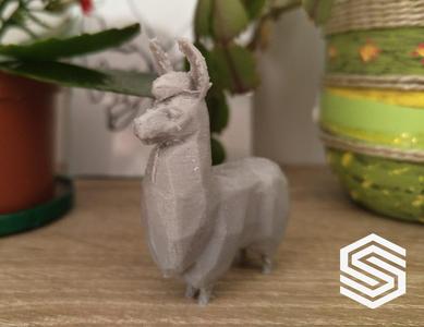 Cute Low Poly Llama