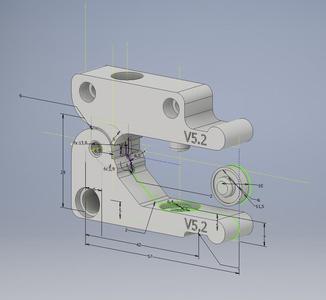 Yet Another Anycubic i3 Mega Extruder For Flex (YAAiMEFF)