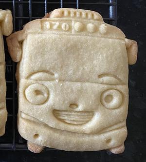 Tayo the little bus cookie cutter with ejector