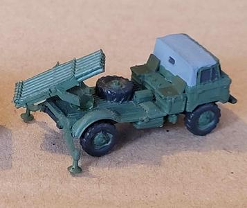 GAZ 66 - Airborne GAZ with BM21 rocket launcher, Grad V