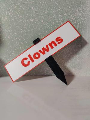 Clowns Sign