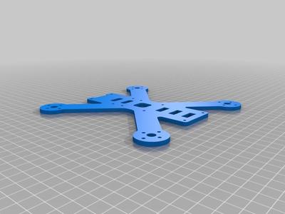 220 Racing Drone Frame with motor wire management