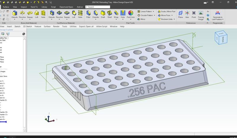 256 PAC Reloading Tray