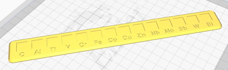 14-piece 10mm element cube base