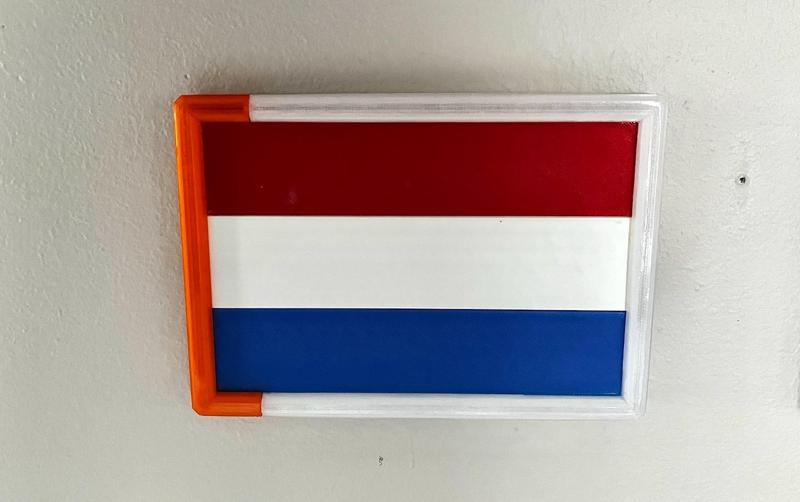 National Flags - Wall Mounted with Frame