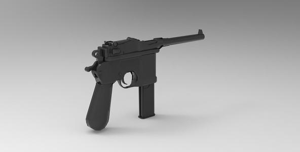 Mauser C96  semi-automatic pistol