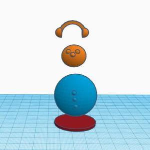 3D Snowman