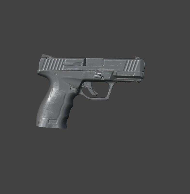 Sarsılmaz Sar 9 C Real Size 3D Gun Mold