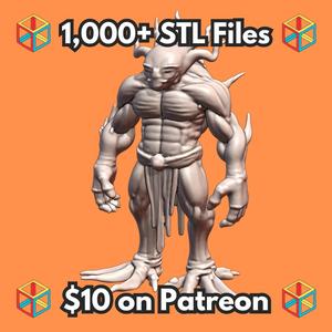 28mm DND Gnarled Rooted Forest Guardian Fantasy Miniature MineeForm FDM 3D Print STL File