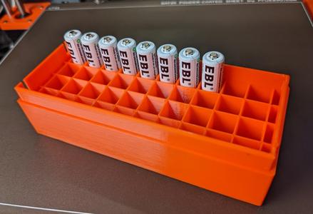 AAA (&AA) Battery Box, incl. Fusion360 and Step files