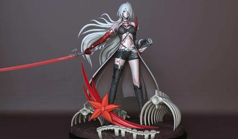 ACHERON HONKAI STAR RAIL stl 3d print