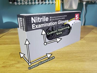 Parametric Glove/Tissue Box Holder for Multiboard