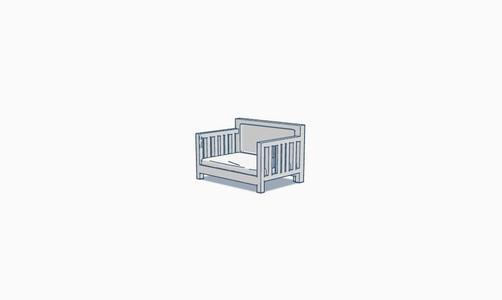 Baby Crib 3D Model – STL, OBJ, FBX – Digital Download for Miniature Scenes & 3D Printing