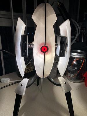 Detailed eye for Portal Sentry Turret Desk Lamp