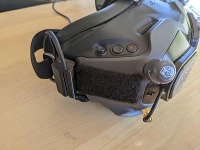 Dji Fpv Goggle Cable holder for URUAV Analog mount