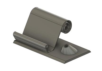 Scroll With Pen - Business Card Holder
