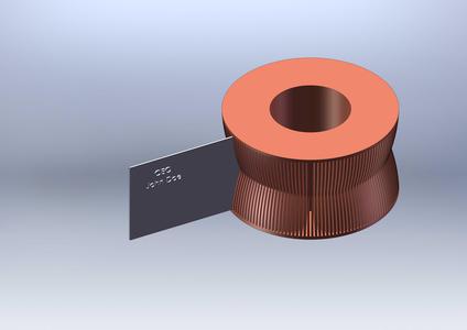 Drum business card holder