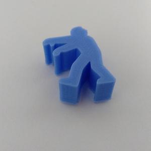 Zombie Meeple Silhouette – 3D Printable Game Token