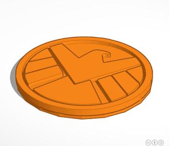 Shield marvel coaster