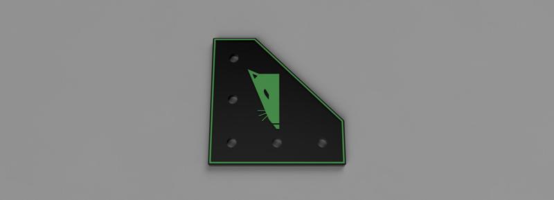RatRig V-Minion Z-Bracket with Logo