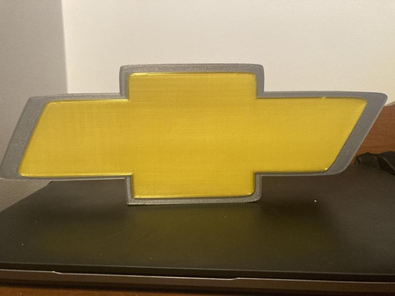 Logo Chevrolet lumineux