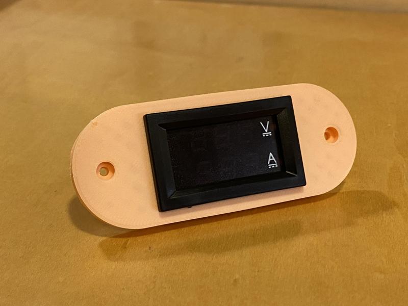 Voltage Current Meter Mounting Plate