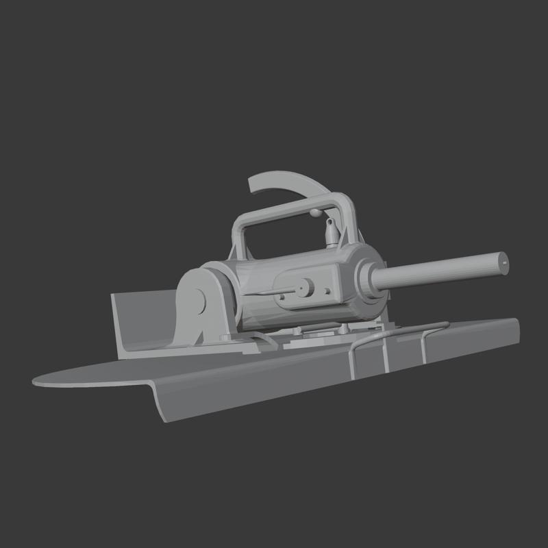 Mortar_BF1 3D stl