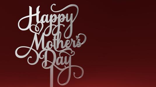 Happy Mother's Day  - Cake Topper