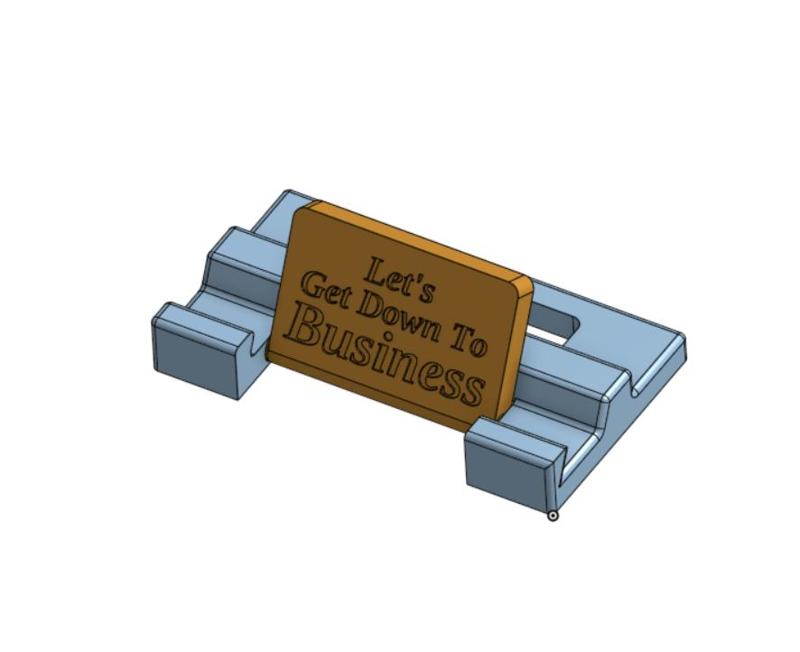Folding Business Card Holder