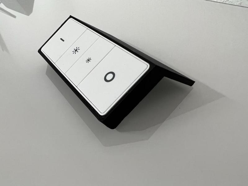 Philips Hue Dimmer Switch desktop holder (glued)