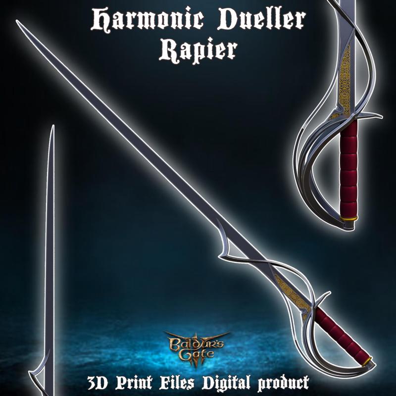 Fantasy Wyll Harmonic Dueller Rapier Baldrus Gate 3