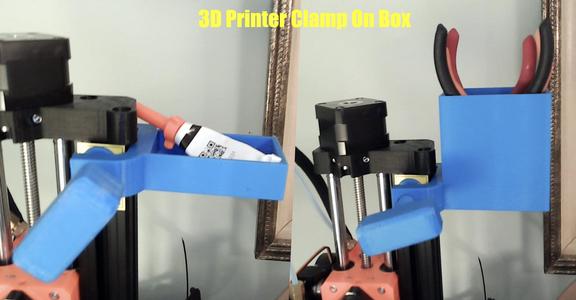 3D Printer Clamp On Box