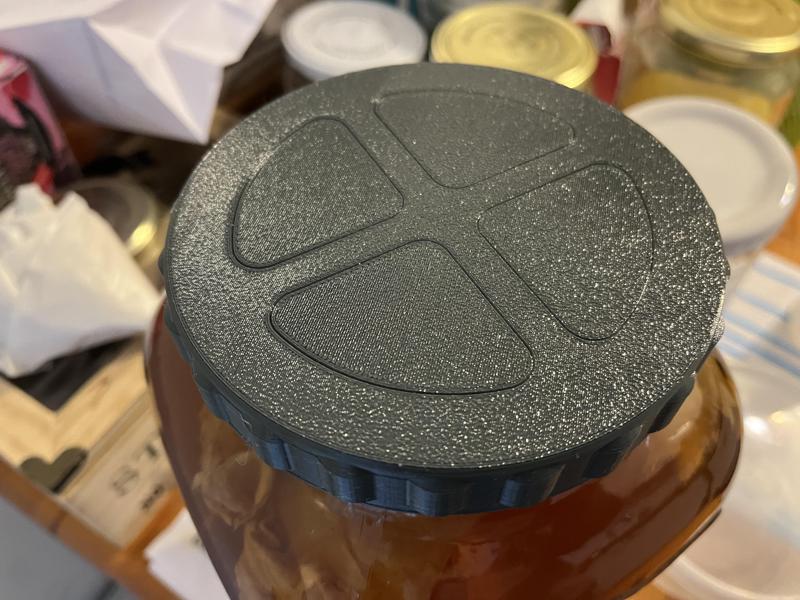 Fermentation jar lid
