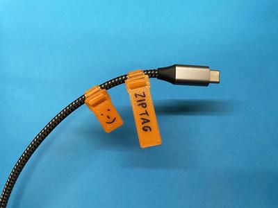 ZipTag - universal cable tag label organizer zip tie style