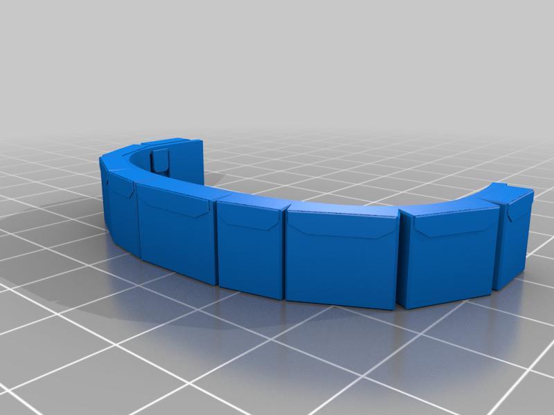 Phase 3 Clone Trooper Triton Squad belt with ammo boxes (The Force Unleashed)